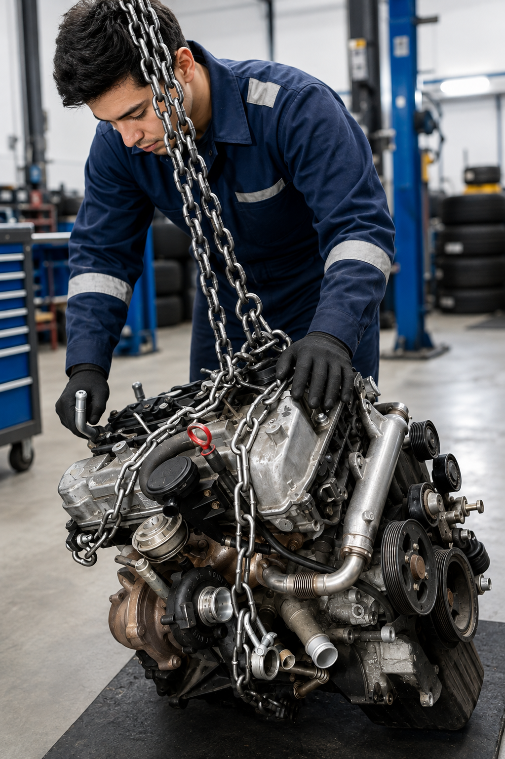 Instalación de motores